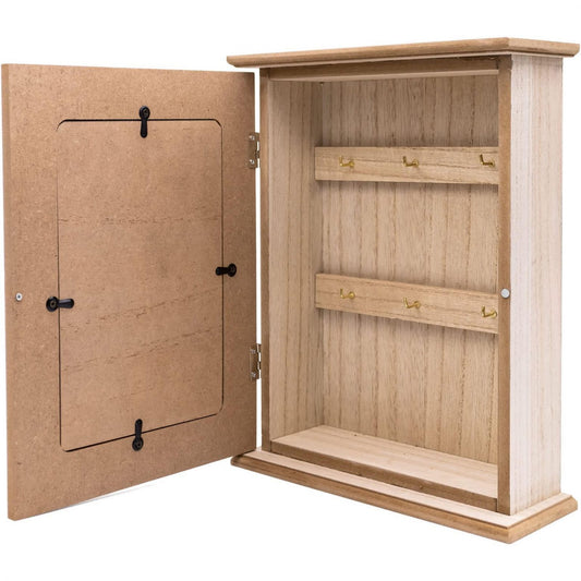 6-Key Hook Cabinet with Picture Display