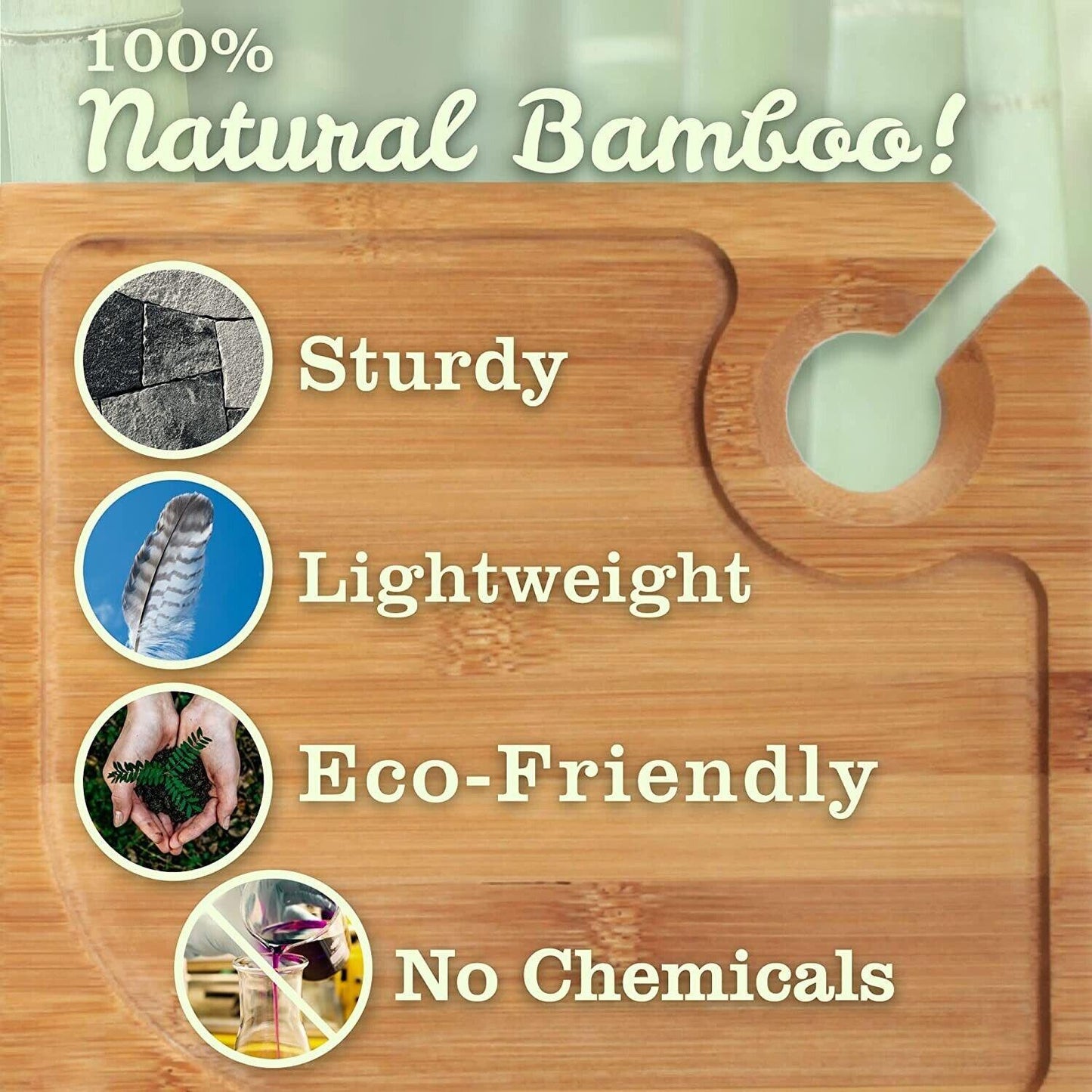 Bamboo Appetiser & Cheese Board Tray