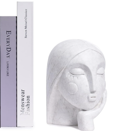 Woman's Face Bookend