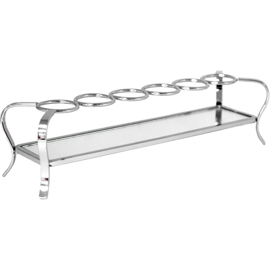 Sleek Silver Lipstick Organiser