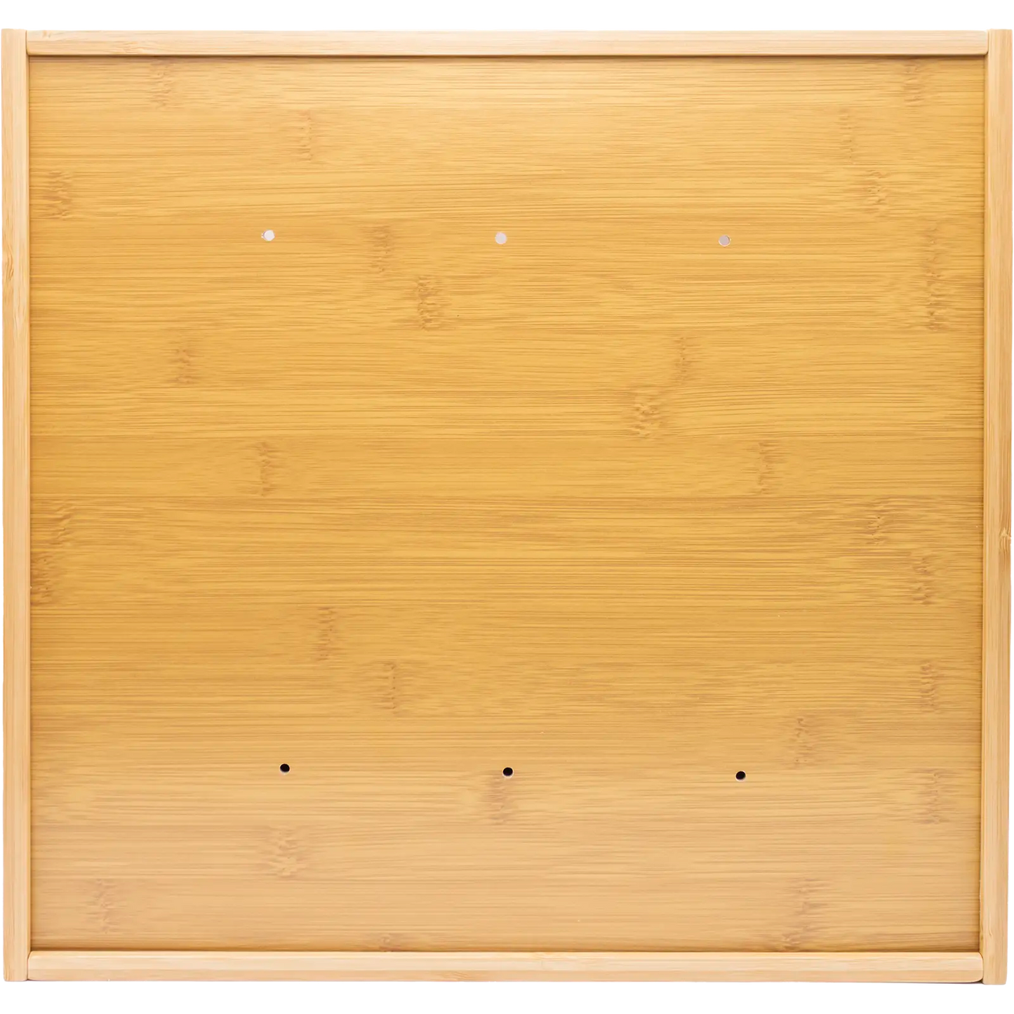 Large Bamboo 3-Compartment Bread Bin