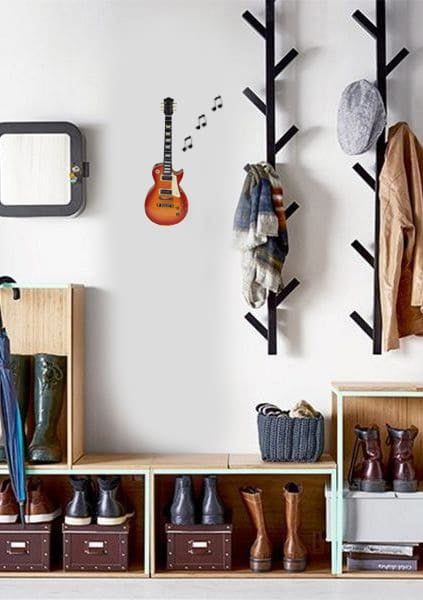 Sunburst Les Paul Guitar-Style Portable Speaker