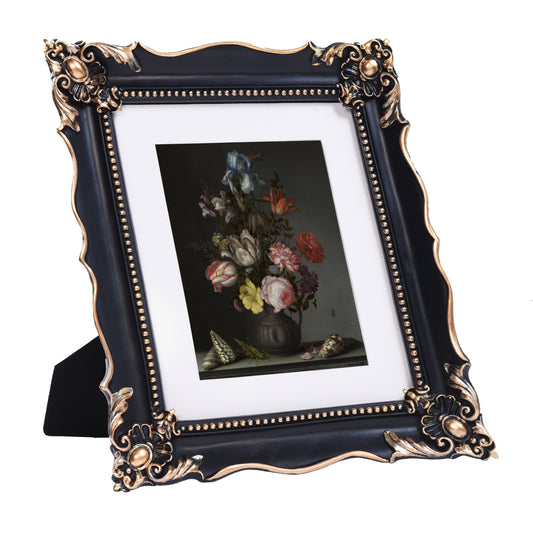 Victorian Ornate Photo Frame (8x10, Black)