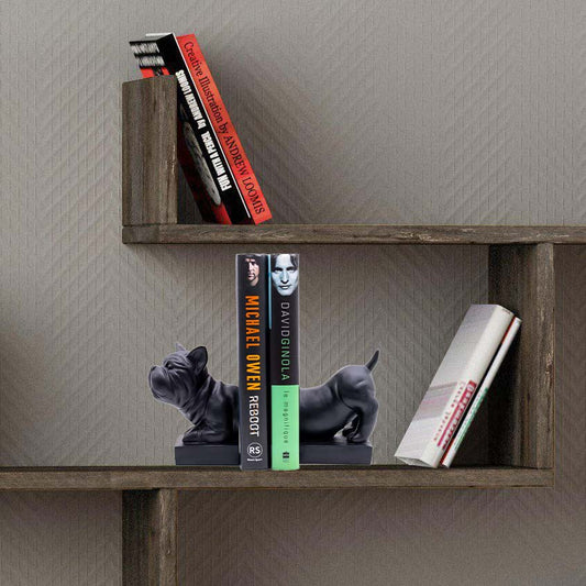 Black Sausage Dog Bookends