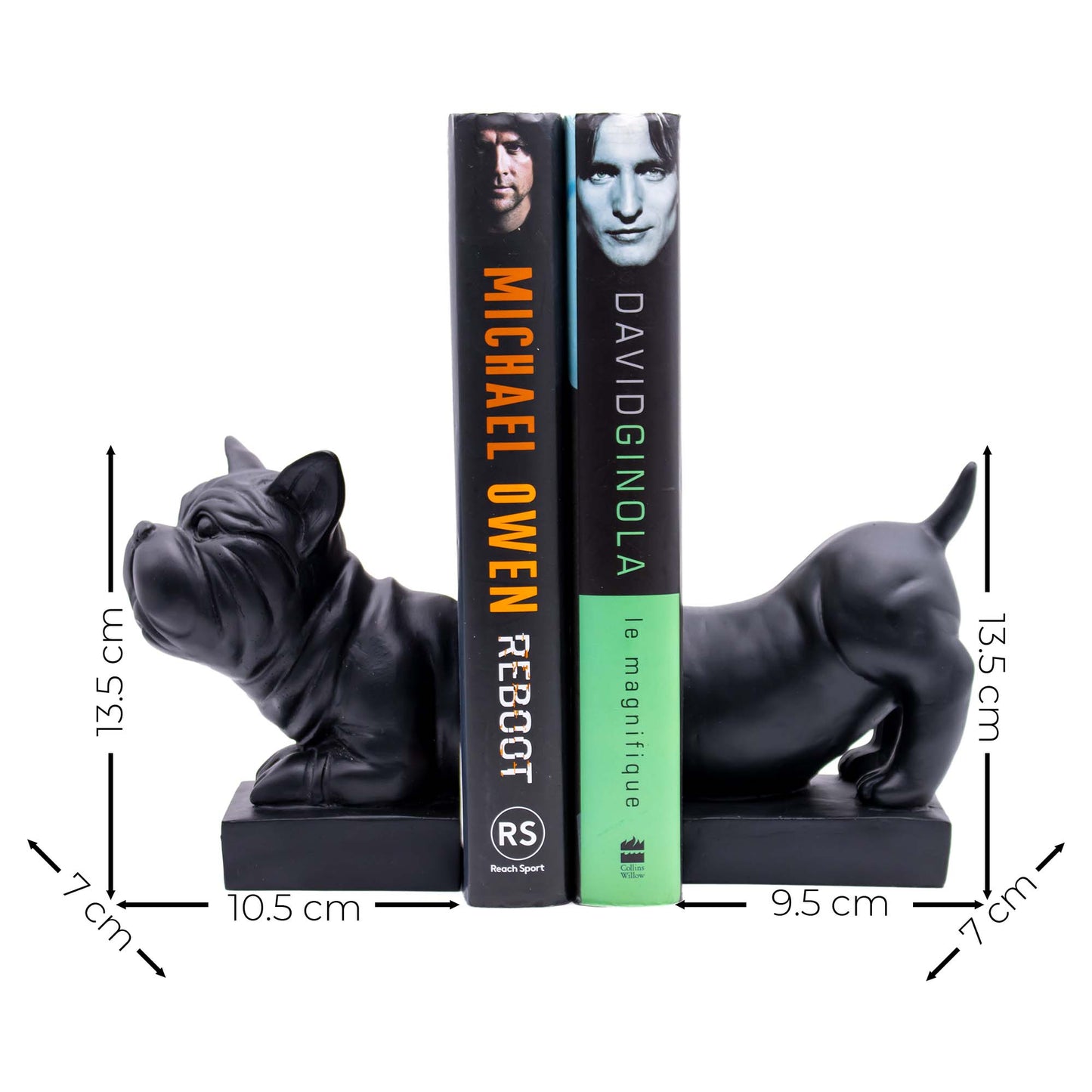 Black Sausage Dog Bookends