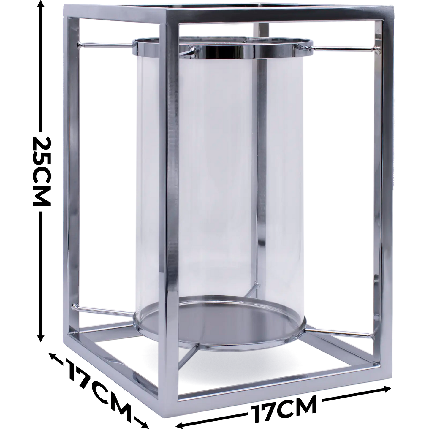 Cube Hurricane Tealight Candle Holder