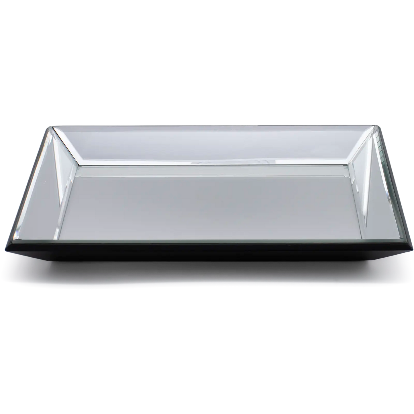 Rectangular Bevelled Mirrored Decorative Tray