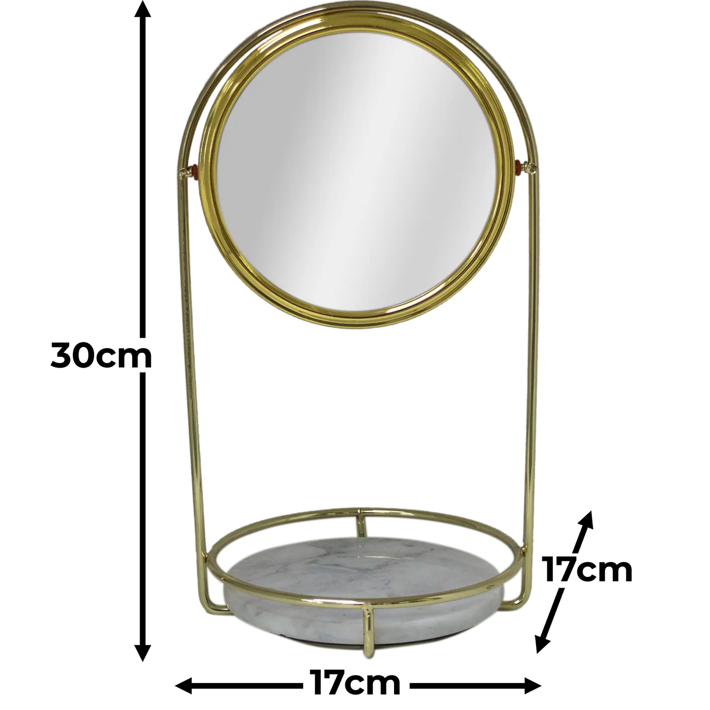 Marble Countertop Vanity Mirror