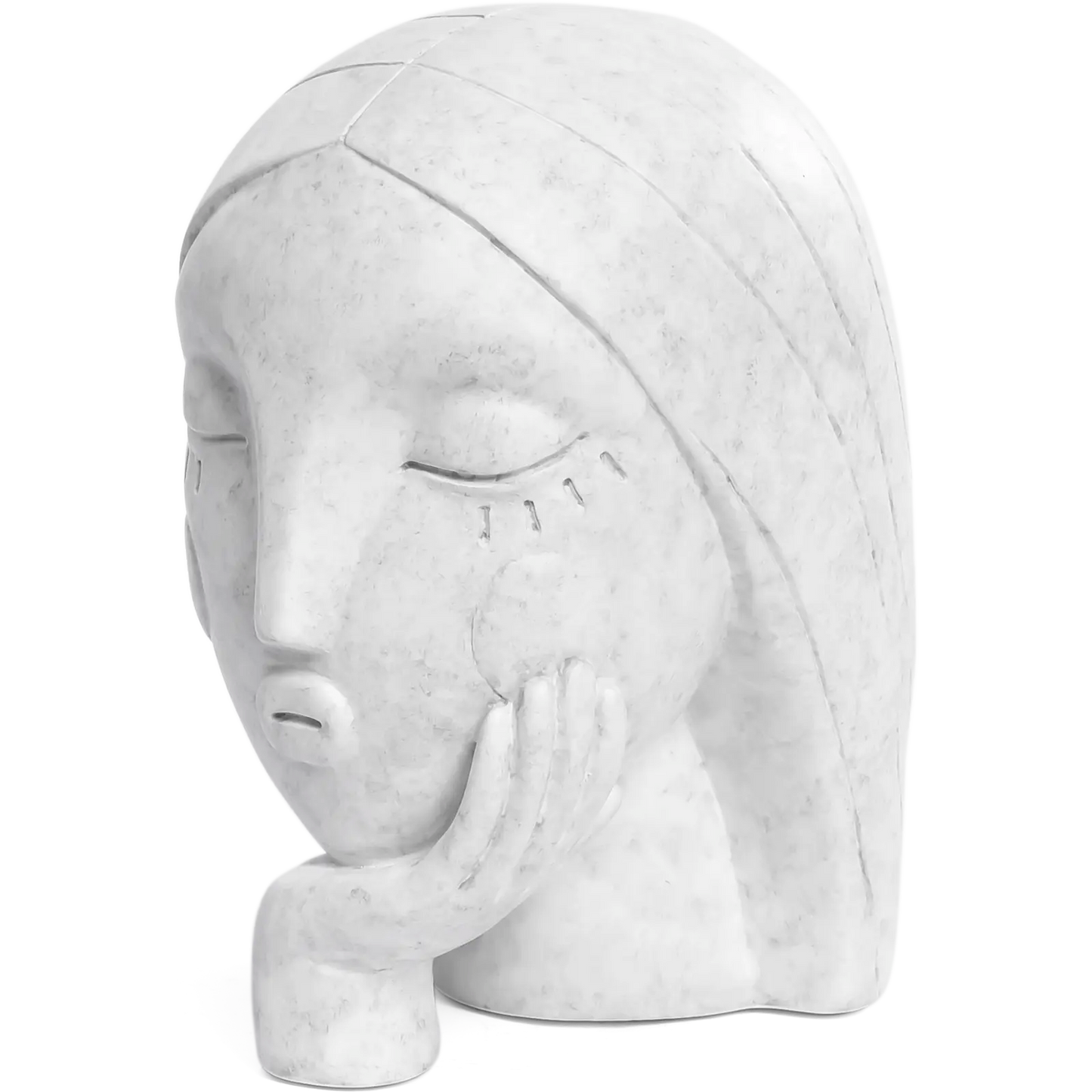 Woman's Face Bookend