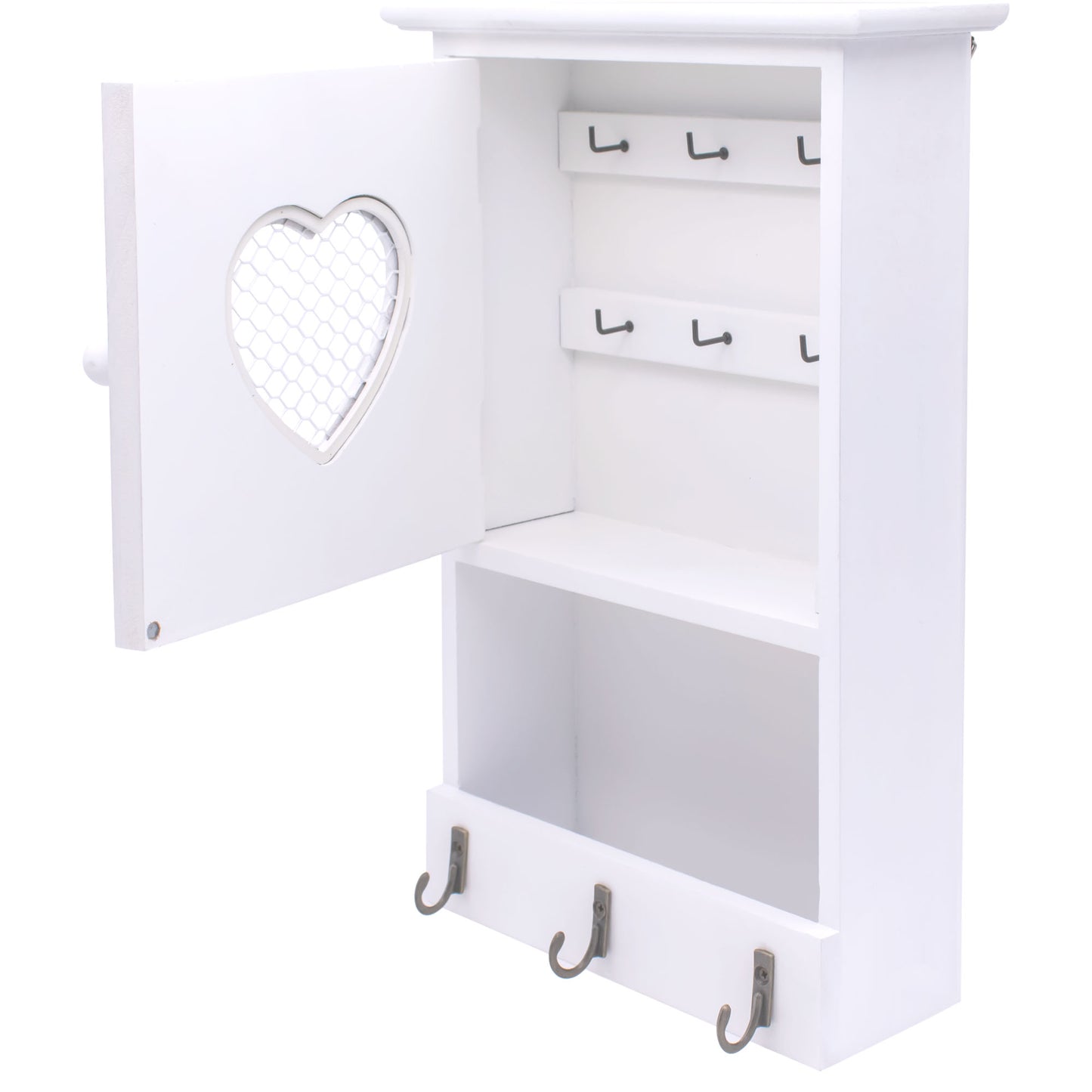 9 Key Hook Storage Box