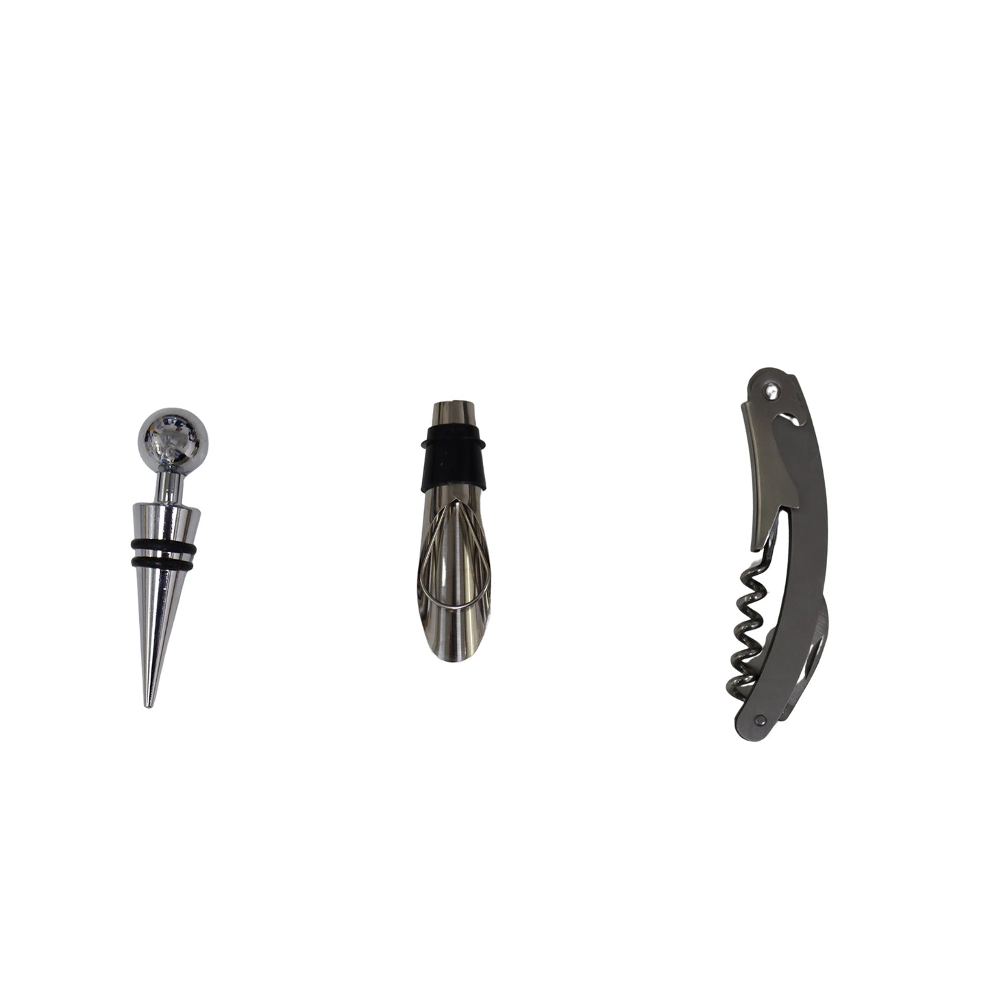 Acacia Wood Wine Accessory Gift Set | 3-Piece Tool Kit