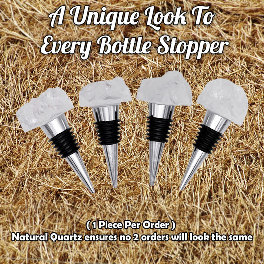 Quartz Crystal Wine Bottle Stopper
