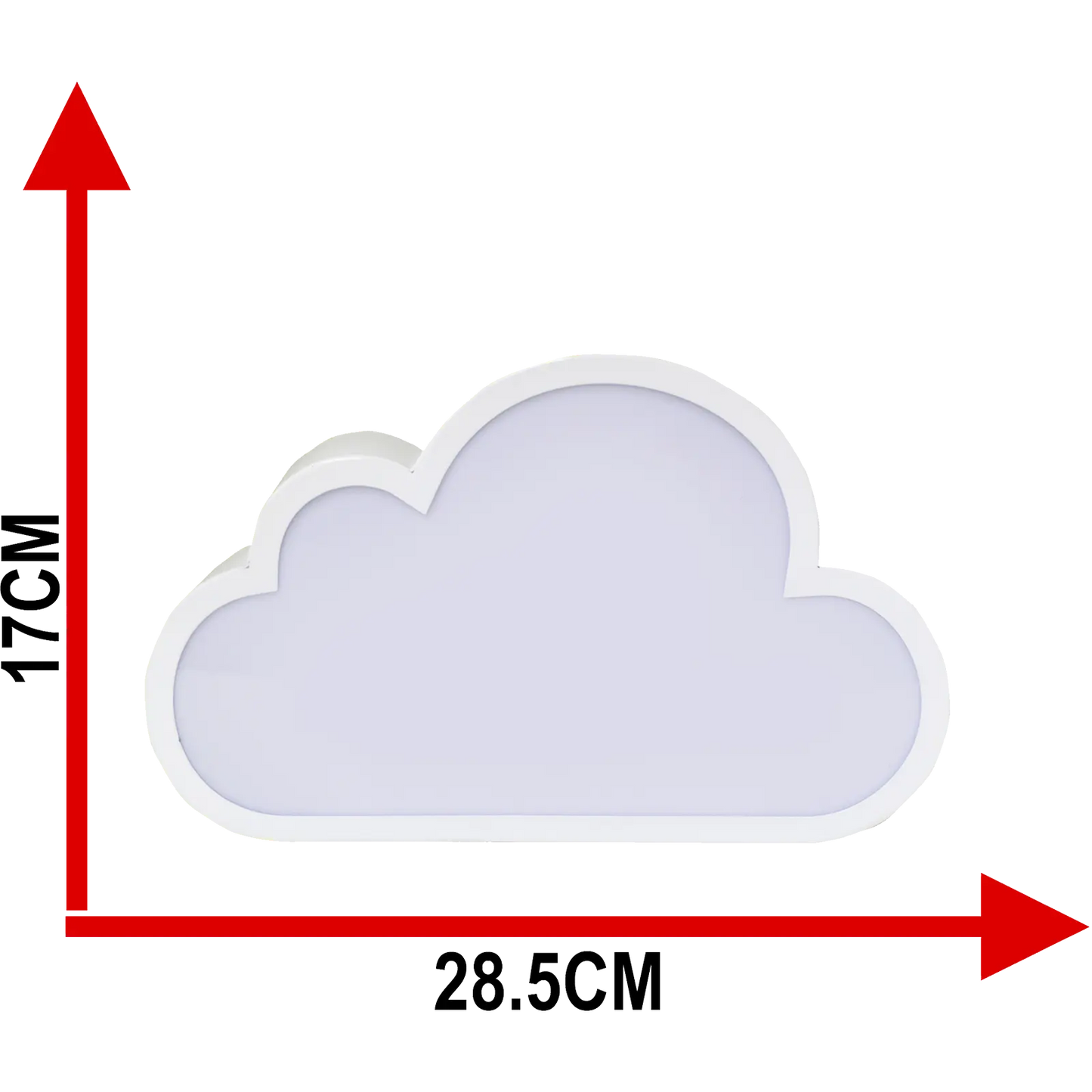 Cloud LED Memo Board
