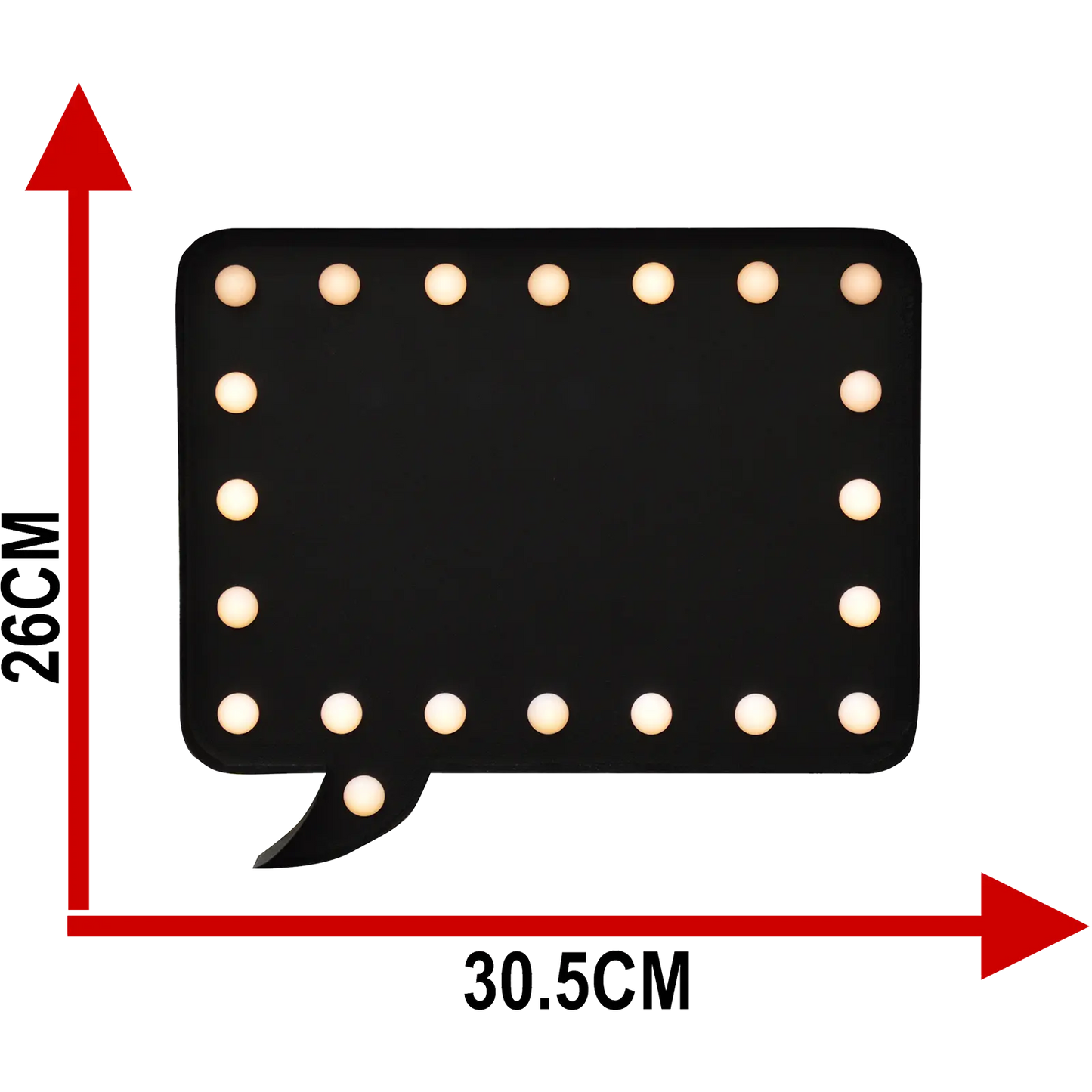 Speech Bubble LED Memo Board