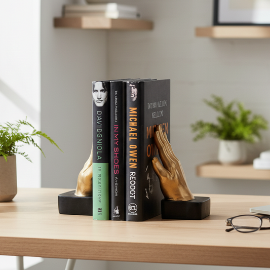 Open Palms Bookends