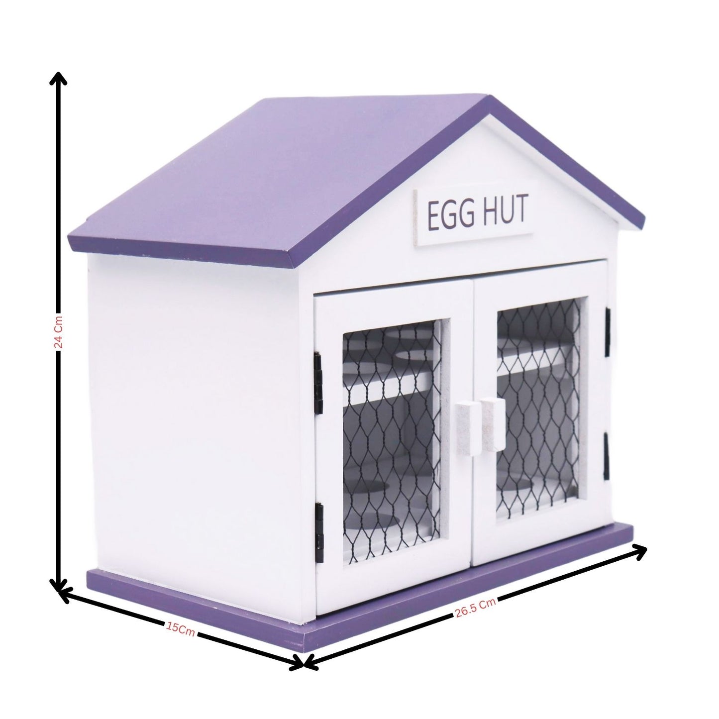 EGG HUT - 16 Egg Wooden Egg Holder