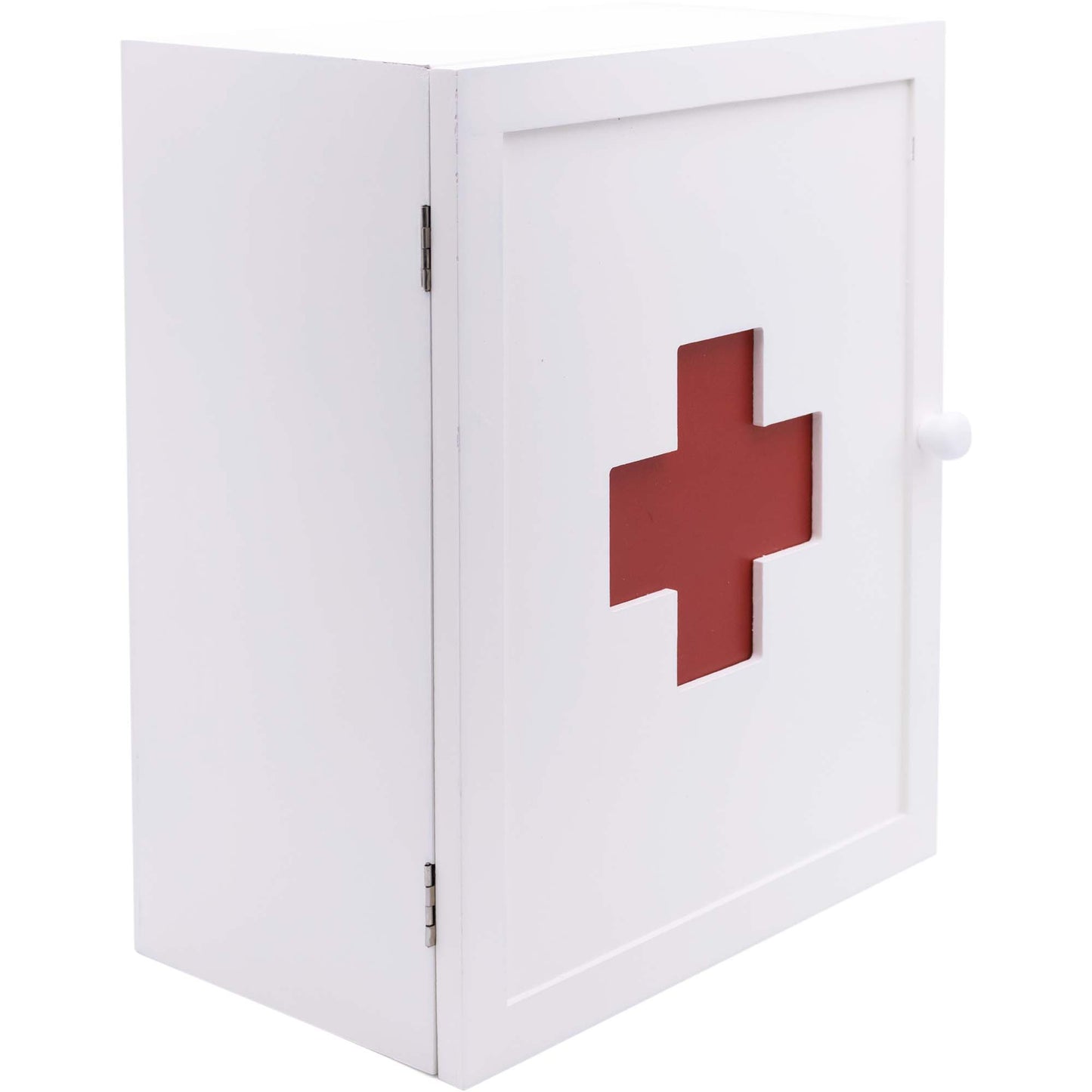 White Wall Mounted Pharmacy Medicine First Aid Box
