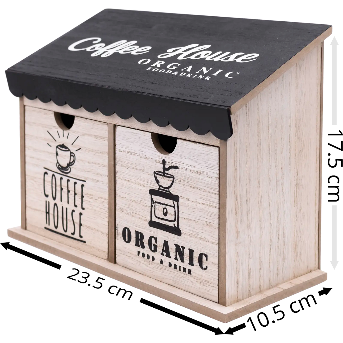 Two-Tone Tea & Coffee Organiser