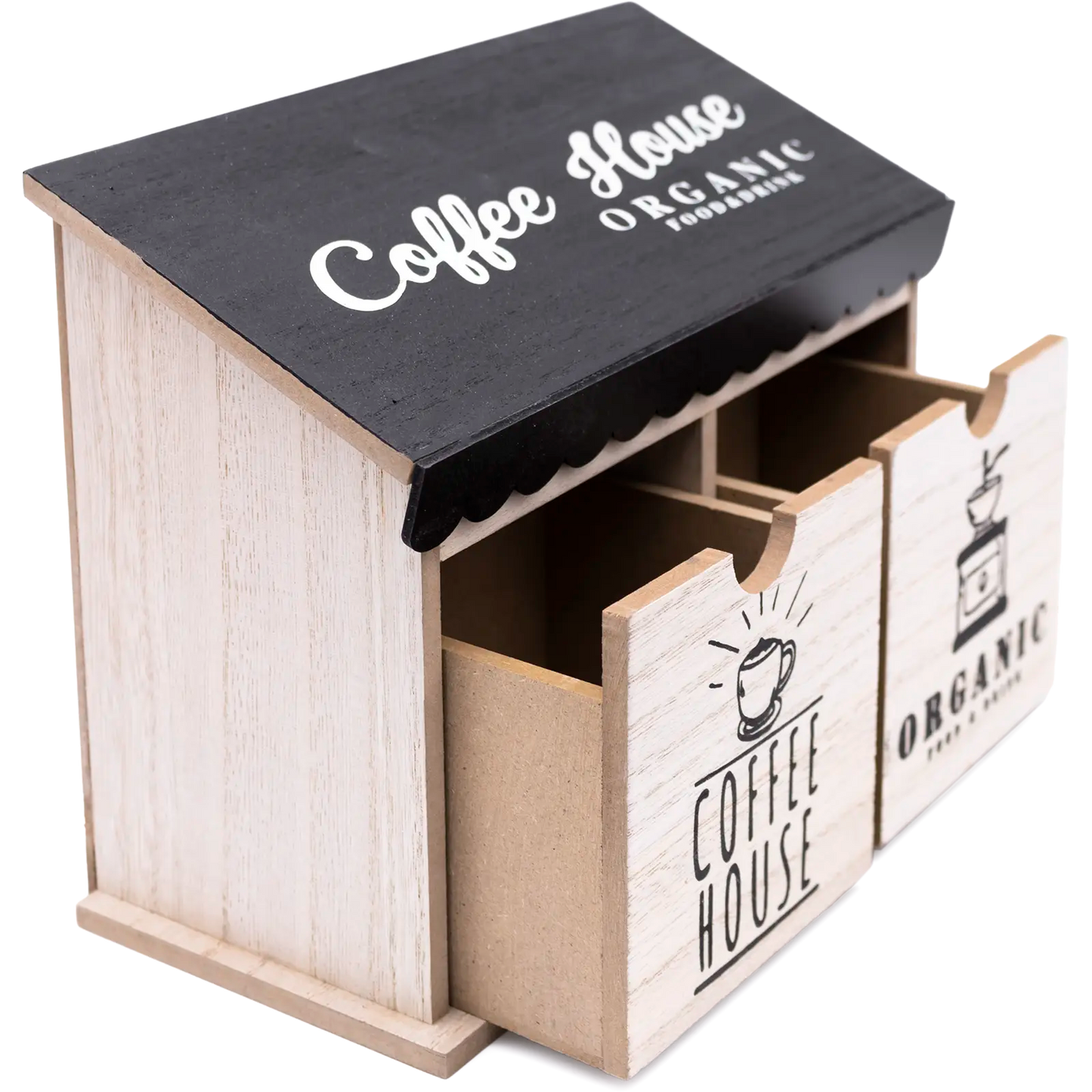 Two-Tone Tea & Coffee Organiser