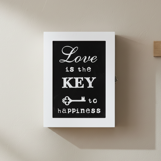 6-Key Hook Cabinet - “Love Is The Key” (Classic)