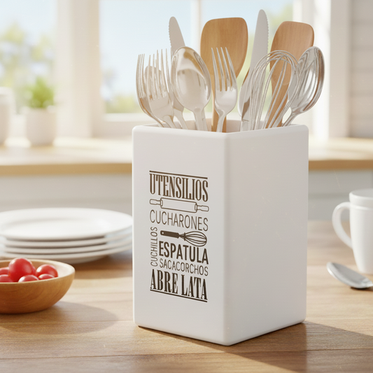 Spanish Cutlery & Utensil Holder