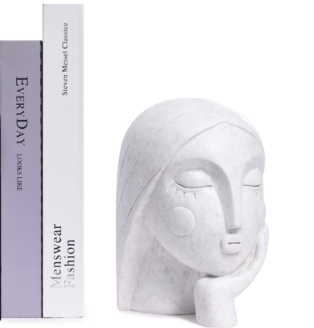 Woman Face Bookend