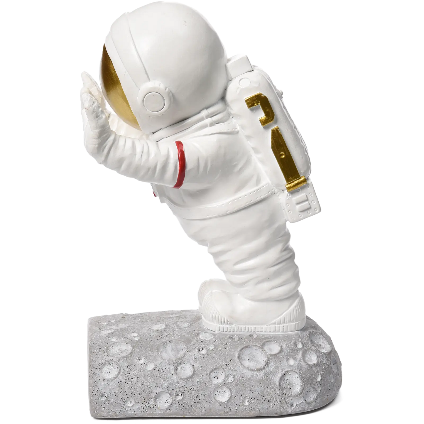 Pushing Astronaut Decorative Bookends