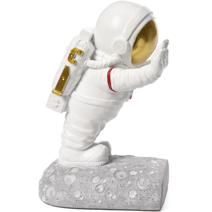 Pushing Astronaut Decorative Bookends