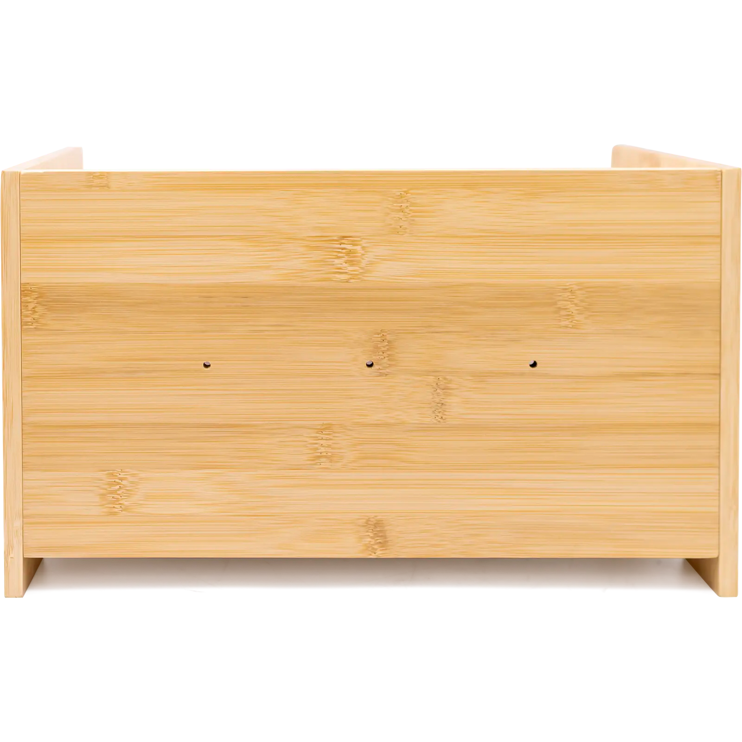 Bamboo Single-Layer Bread Bin with Top Shelf