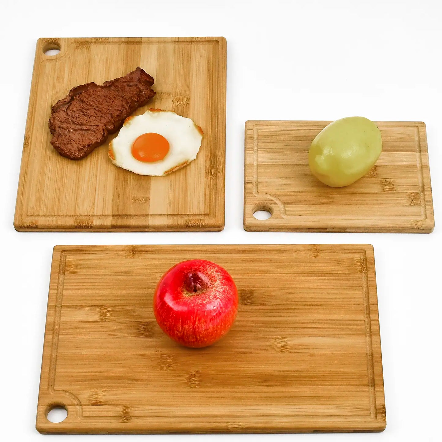 Bamboo 3-Piece Chopping Board Set