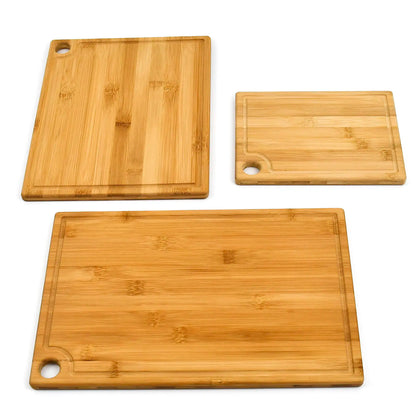 Bamboo 3-Piece Chopping Board Set