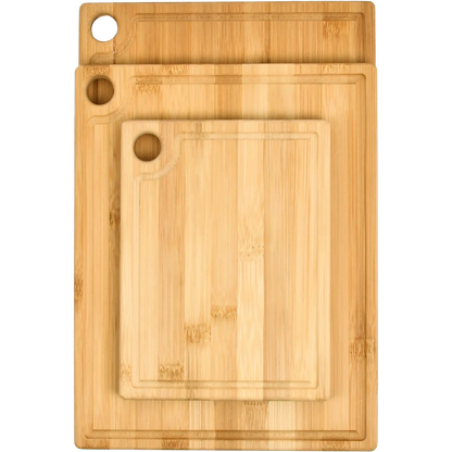 Bamboo 3-Piece Chopping Board Set