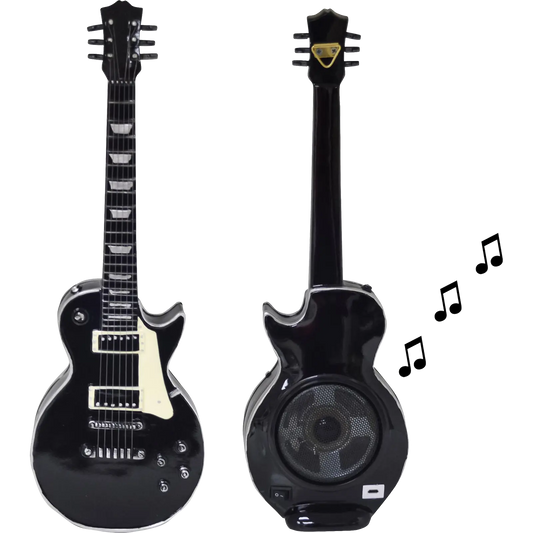 Black Gibson Guitar Styled Portable Speaker