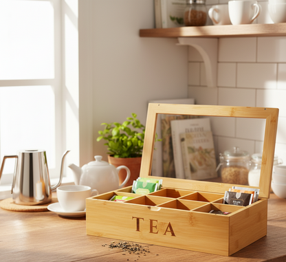 Bamboo Tea Bag Holder