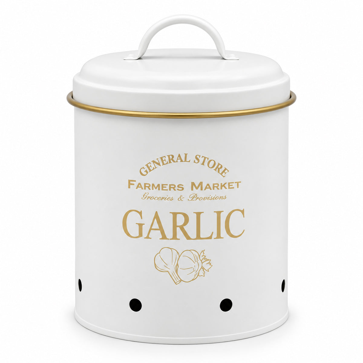 Vintage Farmhouse 3-Piece Potato, Onion & Garlic Storage Bin Set