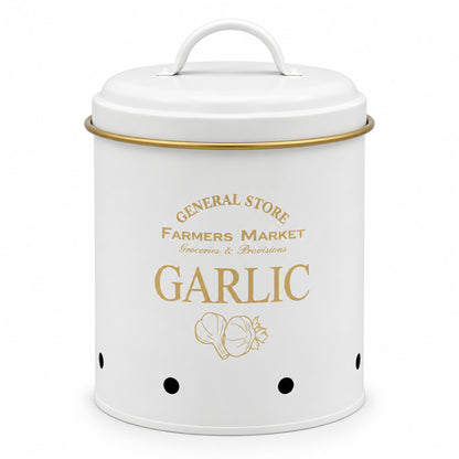 Vintage Farmhouse 3-Piece Potato, Onion & Garlic Storage Bin Set