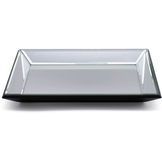 Rectangle Bevelled Mirrored Decorative Tray