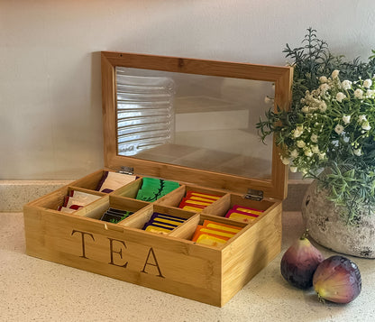 Bamboo Tea Bag Holder