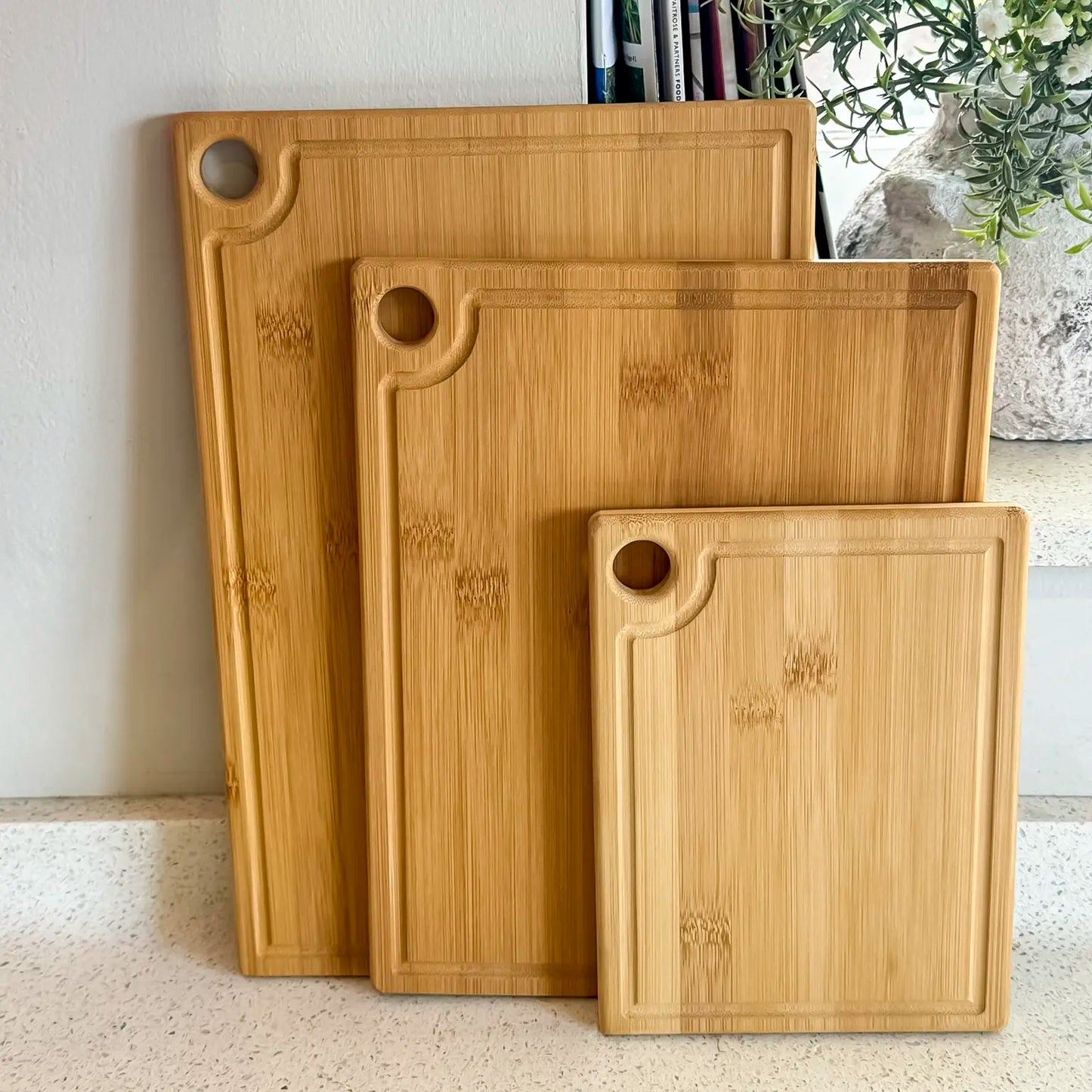 Bamboo 3-Piece Chopping Board Set