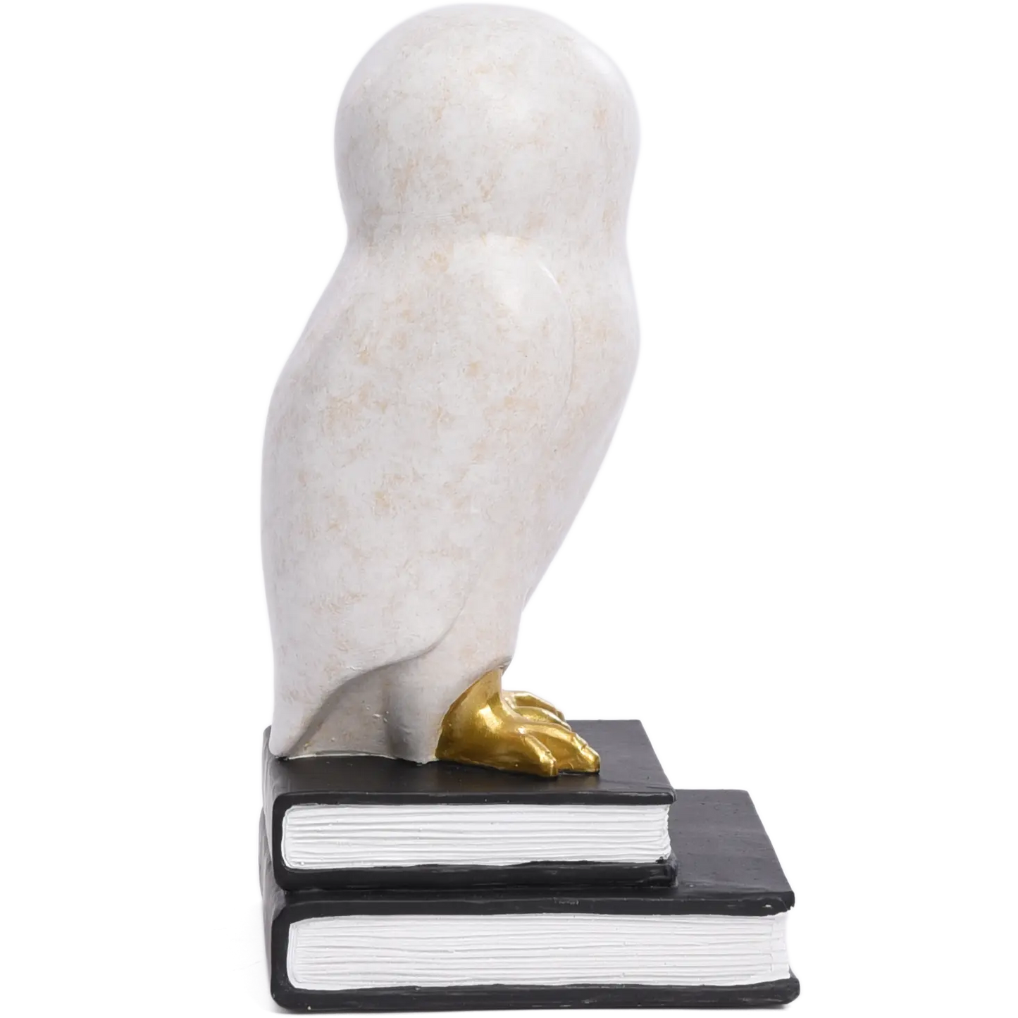 Wise White Owl Bookends