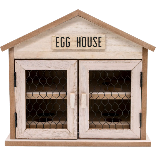 Farmhouse Wooden 12-Egg Holder