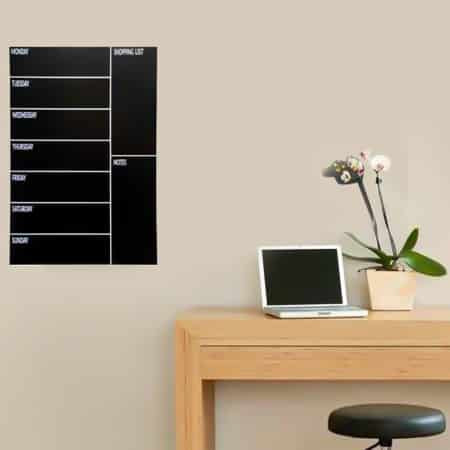 Wall Mounted Daily Planner/Shopping List Memo Board
