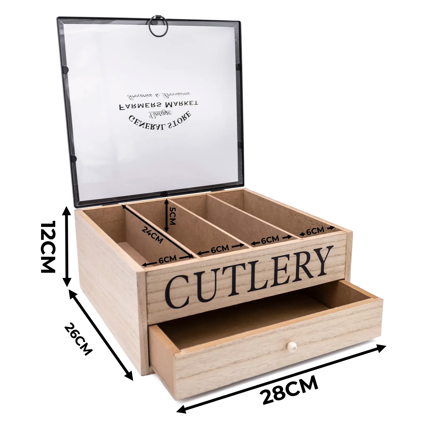 Farmers Market Cutlery Utensil Organiser