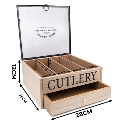 Farmers Market Cutlery Utensil Organiser