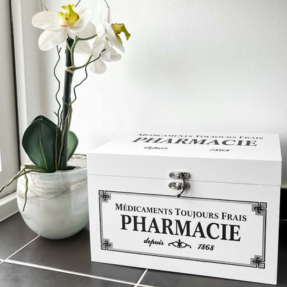 First Aid Storage Box, French Pharmacy