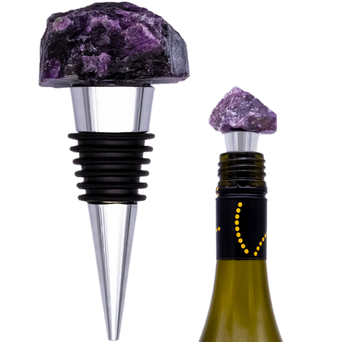 Amethyst Crystal Bottle Stopper