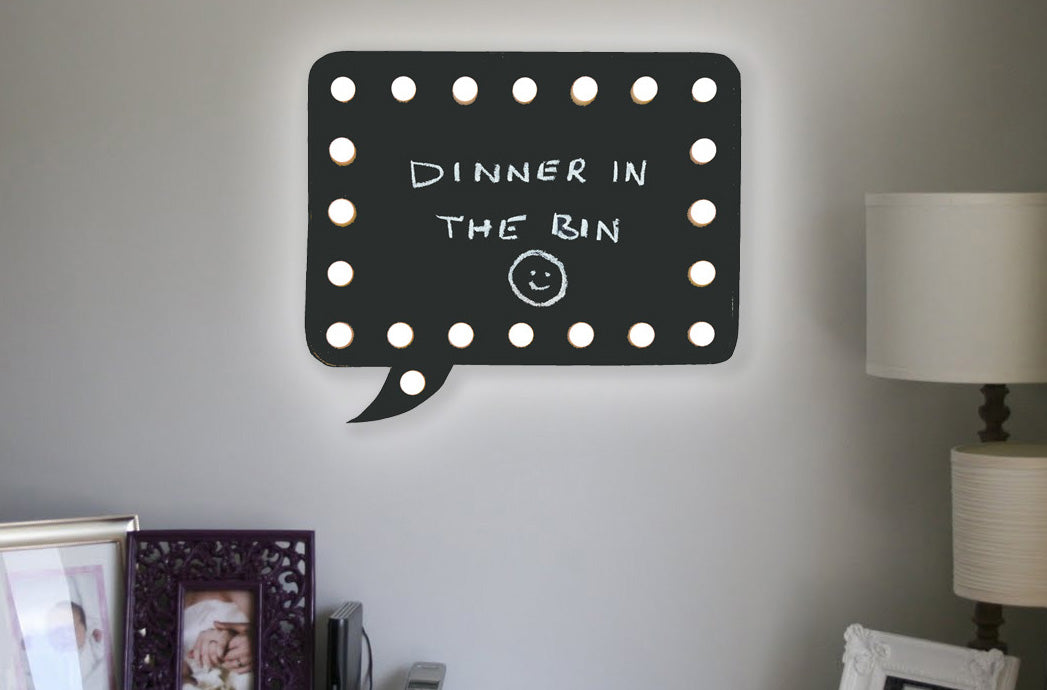 Speech Bubble LED Memo Board