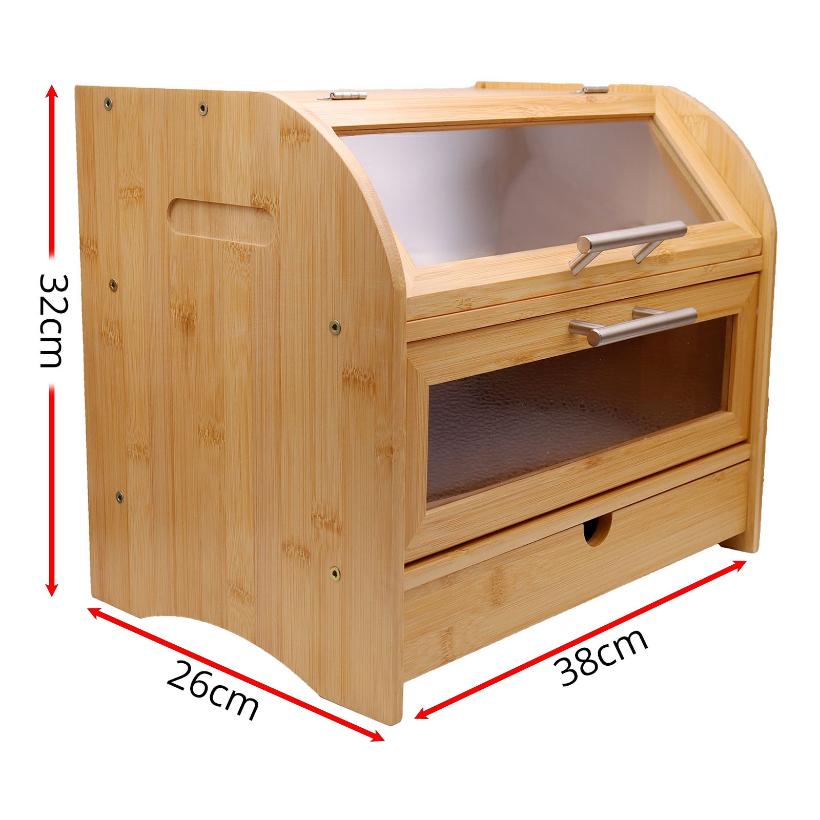 Wooden pet playpen with dimensions indicated on a white background