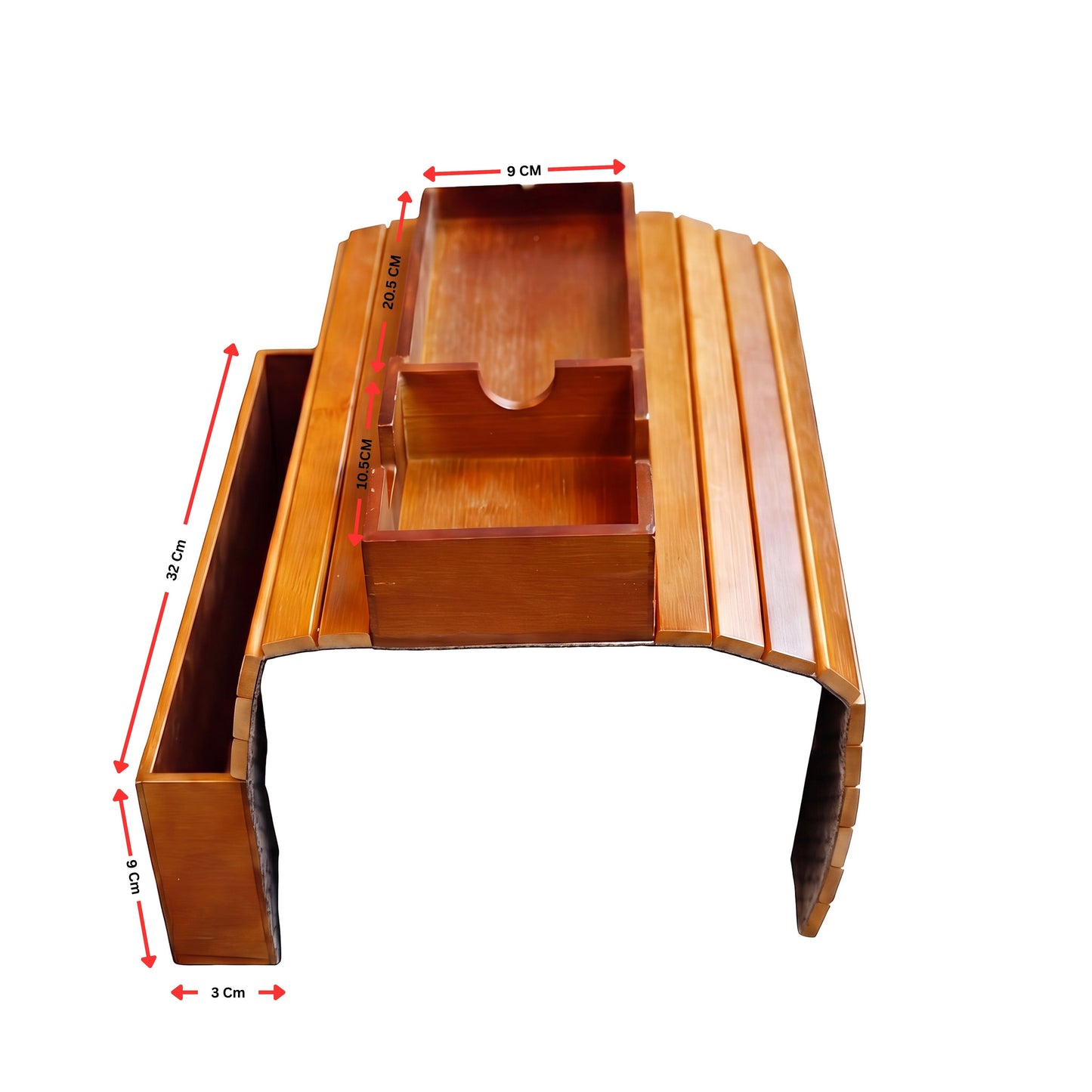 Bamboo Sofa Armrest Tray