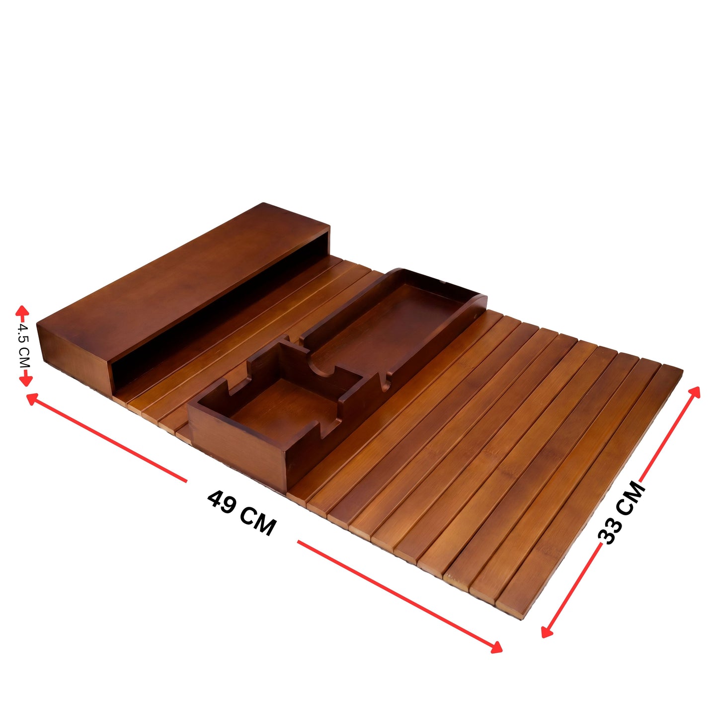 Bamboo Sofa Armrest Tray